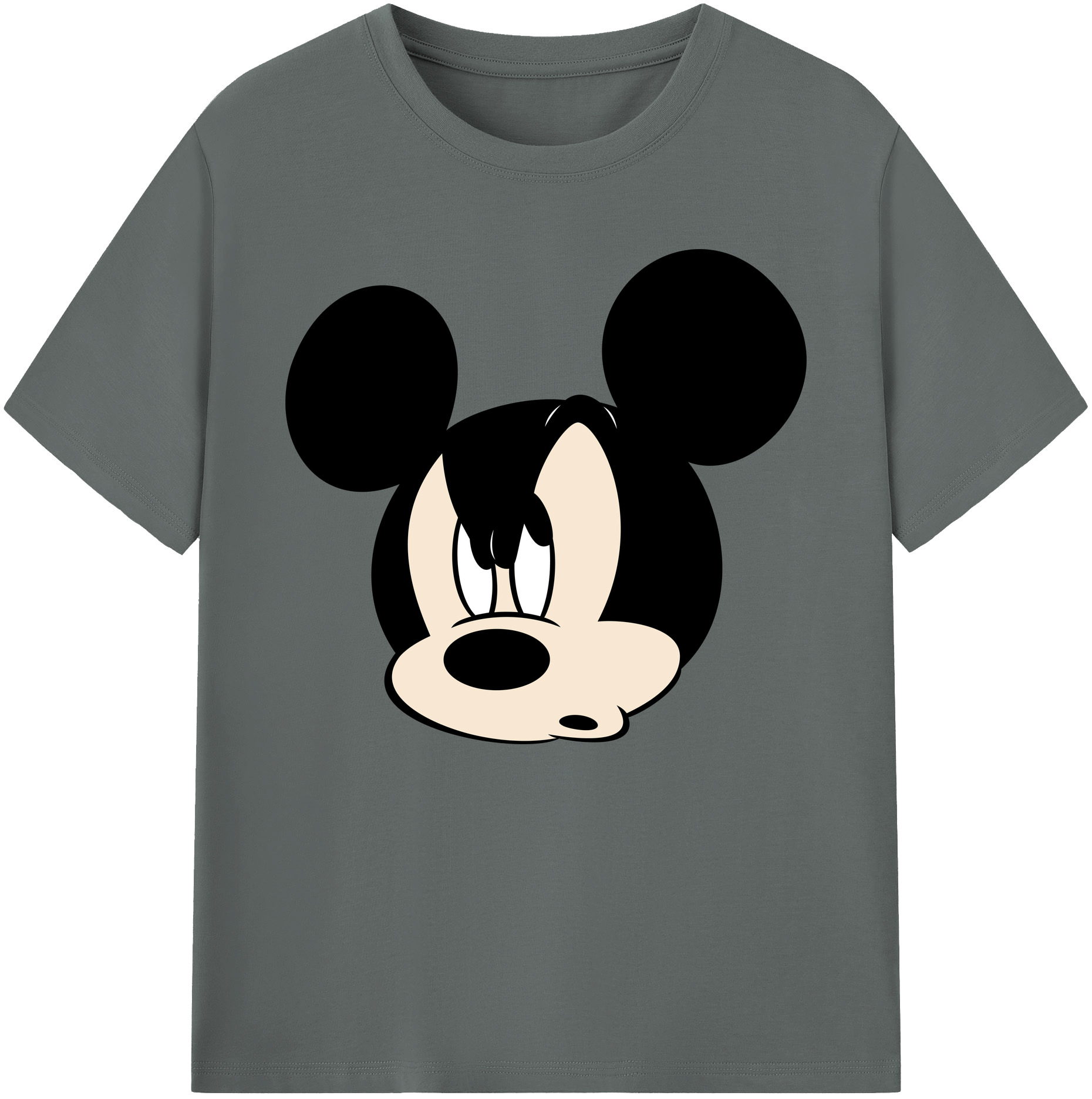 ミッキーマウス Mickey Mouse 綿100％ メンズ半袖Tシャツ｜肌触りやわらか＆通気性